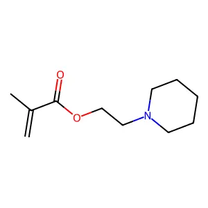 2-(Piperidin-2-yl)ethyl 2-methylprop-2-enoate structure