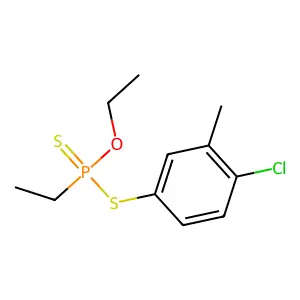 S-(4-Chloro-3-methylphenyl) O-ethyl ethylphosphonodithioate structure