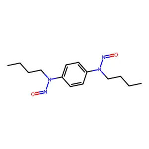 N,N'-1,4-Phenylenebis(N-butylnitrous amide) structure