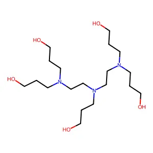 3,3',3'',3'''-(((3-Hydroxypropyl)imino)bis(ethylenenitrilo))tetrapropanol structure