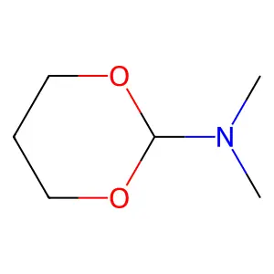 N,N-dimethyl-1,3-dioxan-2-amine structure