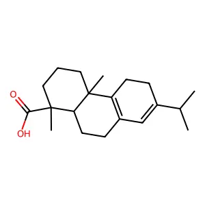 8,13-Abietadien-18-oic acid structure