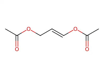 Prop-1-ene-1,3-diyl diacetate structure