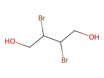 2,3-Dibromo-1,4-butanediol structure