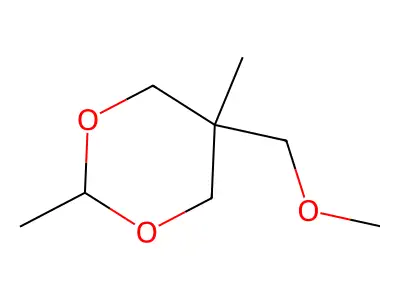 5-(Methoxymethyl)-2,5-dimethyl-1,3-dioxane structure