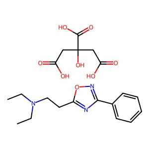 Oxolamine dihydrogen citrate structure