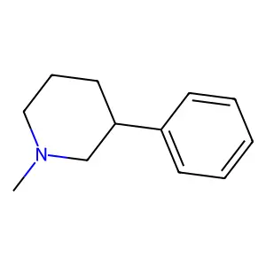 1-Methyl-3-phenylpiperidine structure