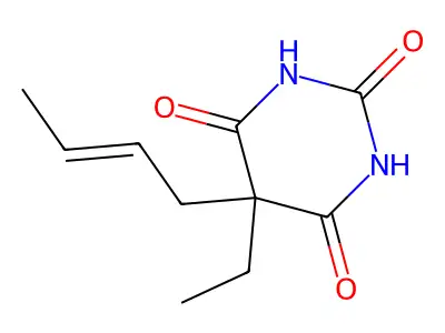 5-Athyl-5-crotylbarbitursaure structure