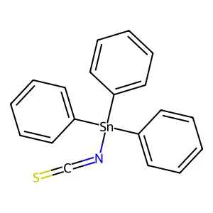 Stannane, isothiocyanatotriphenyl- structure