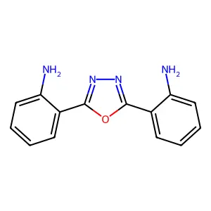 2,5-Bis(2-aminophenyl)-1,3,4-oxadiazole structure