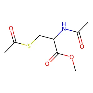 N,S-Diacetyl-L-cysteine methyl ester structure