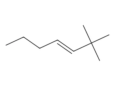 2,2-Dimethylhept-3-ene structure