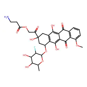 Galarubicin structure