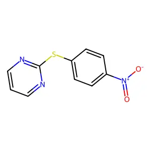 2-(4-Nitrophenylthio)pyrimidine structure