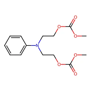 Methyl 3-oxo-7-phenyl-2,4,10-trioxa-7-azaundecan-11-oate structure