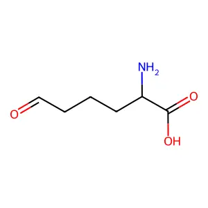 2-Azaniumyl-6-oxohexanoate structure