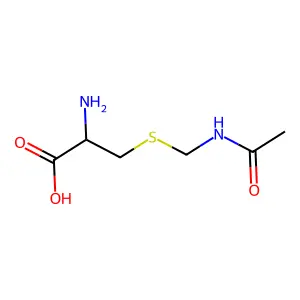 S-(acetamidomethyl)-L-cysteine monohydrochloride structure