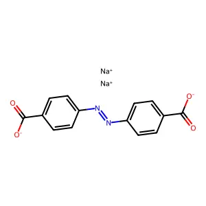 Disodium 4,4'-azobisbenzoate structure