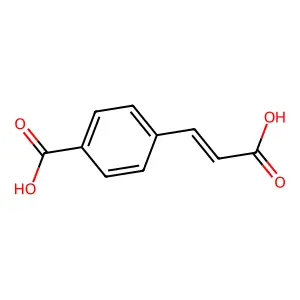 4-(2-Carboxyethenyl)benzoic acid structure