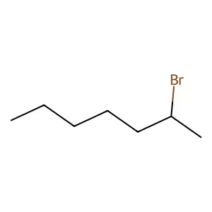 2-Bromoheptane structure