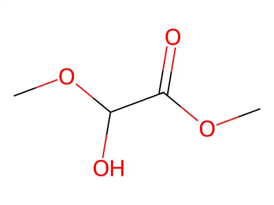 Methyl hydroxymethoxyacetate structure
