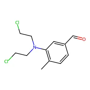 p-Tolualdehyde, 3-(bis(2-chloroethyl)amino)- structure
