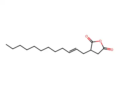 2-Dodecen-1-ylsuccinic anhydride structure