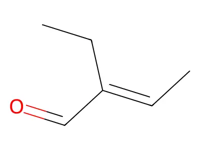 2-Ethyl-but-2-enal structure