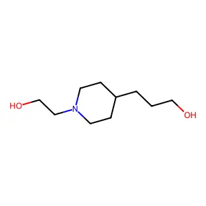 1-(2-Hydroxyethyl)-4-piperidinepropanol structure