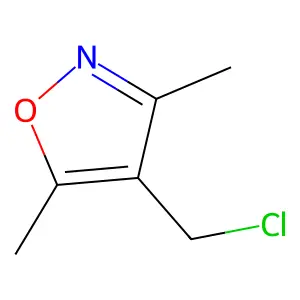 Isoxazole, 4-(chloromethyl)-3,5-dimethyl- structure