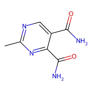 2-Methylpyrimidine-4,5-dicarboxamide structure