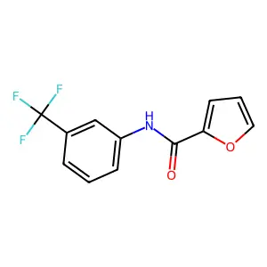 N-[3-(trifluoromethyl)phenyl]furan-2-carboxamide structure