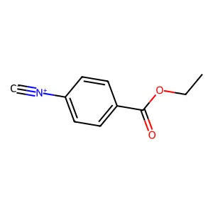 Benzoic acid, 4-isocyano-, ethyl ester structure