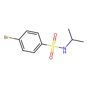 4-Bromo-N-isopropylbenzenesulphonamide structure