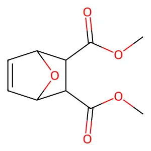 7-Oxabicyclo(2.2.1)hept-5-ene-2,3-dicarboxylic acid, dimethyl ester, (exo,exo)- structure