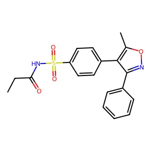Parecoxib structure