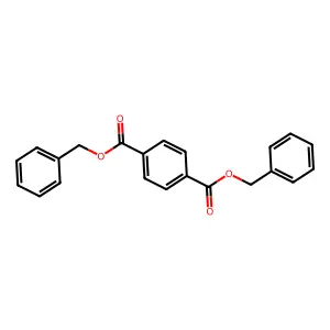 1,4-Benzenedicarboxylic acid, bis(phenylmethyl) ester structure