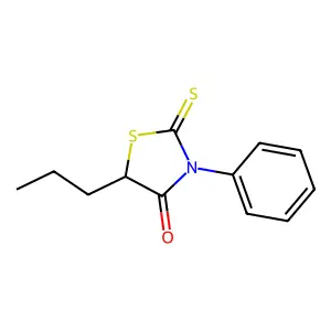 Rhodanine, 3-phenyl-5-propyl- structure
