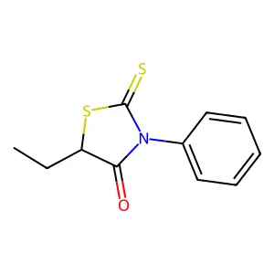 Rhodanine, 5-ethyl-3-phenyl- structure