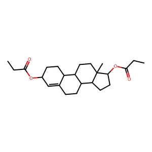 Bolandiol dipropionate structure