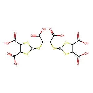 Stibocaptate structure