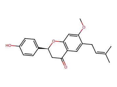 7-O-Methylbavachin structure