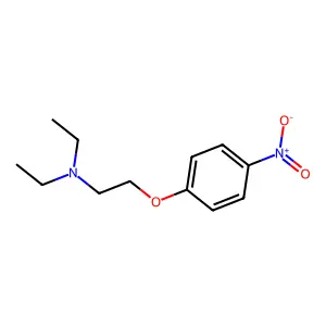 Diethyl[2-(4-nitrophenoxy)ethyl]amine structure