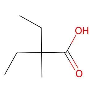 2-Ethyl-2-methylbutyric acid structure
