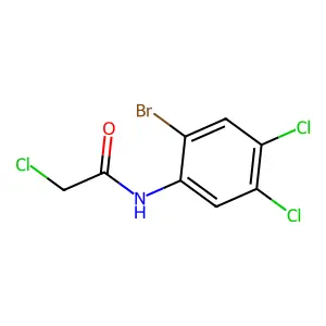 N-(2-Bromo-4,5-dichlorophenyl)-2-chloroacetamide structure