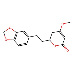 (+)-Dihydromethysticin structure