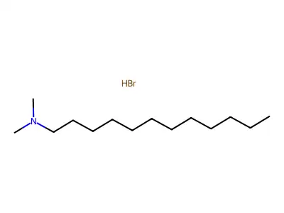 Dodecyldimethylammonium bromide structure