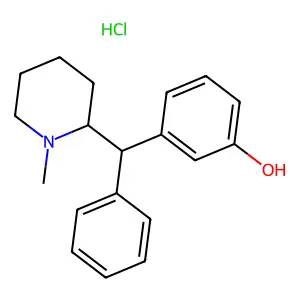 Piperidine, 2-benzhydryl-3-hydroxy-N-methyl-, hydrochloride structure