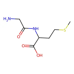 Glycylmethionine, DL- structure