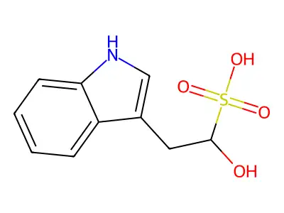 alpha-Hydroxy-1H-indole-3-ethanesulfonic acid structure